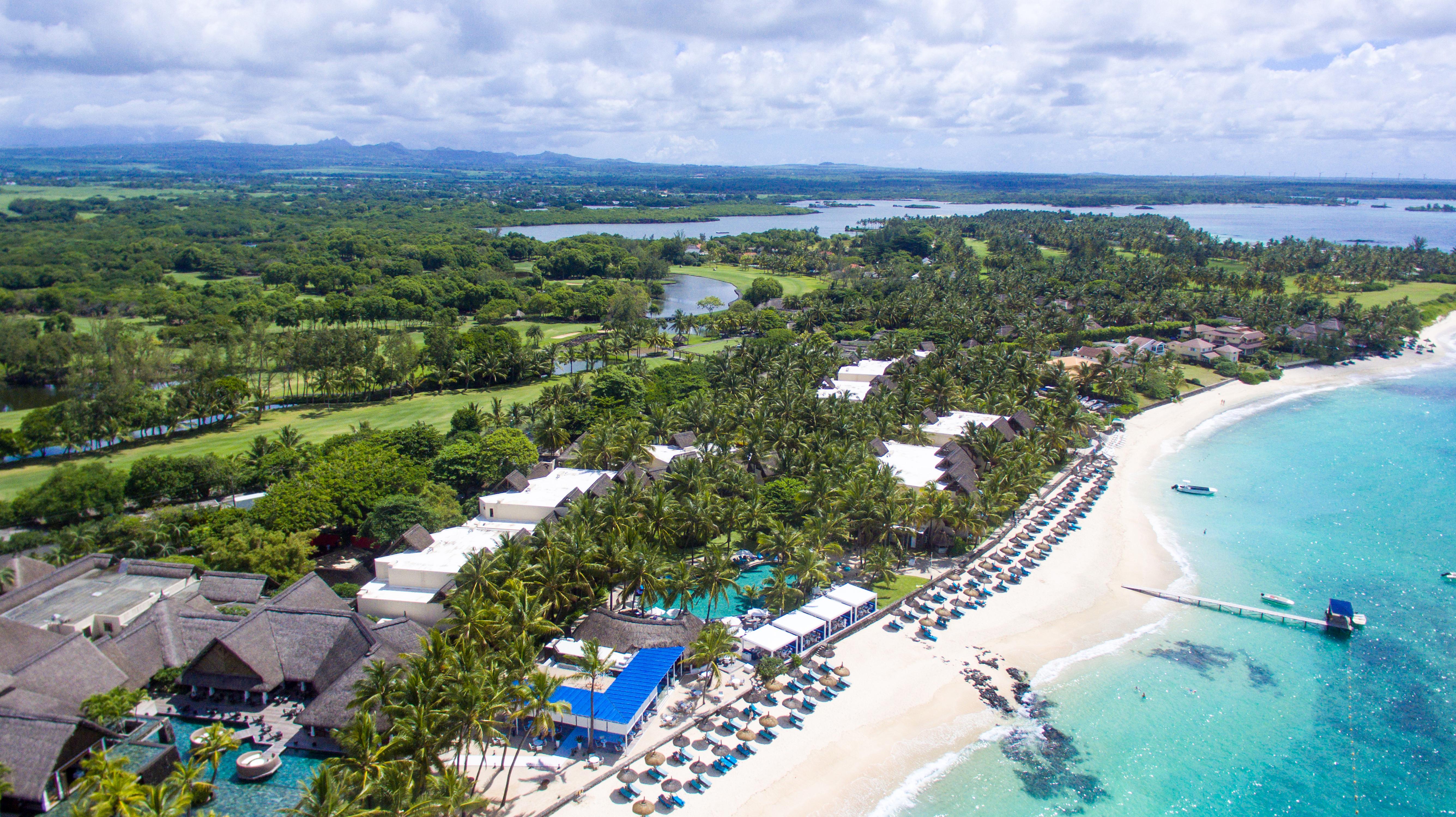 Constance Belle Mare Plage Exterior photo Aerial view of the resort